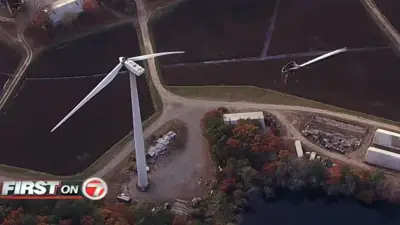 Investigation underway after blade breaks off wind turbine in Plymouth