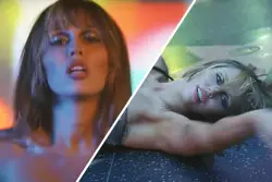 Miley Cyrus Writhes Around on Arnold Schwarzenegger’s Hollywood Star in “Walk of Fame” Video, 10 Years After Fling With His Son Patrick Schwarzenegger