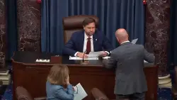 Vance casts tie-breaking votes to move forward $9.4B rescissions package — which would defund PBS and NPR — in Senate
