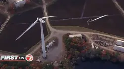 Investigation underway after blade breaks off wind turbine in Plymouth