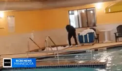 North Dakota hotel worker caught soaking stained bed sheets in hot tub in front of guests: ‘Disgusting’