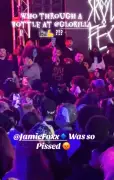 Jamie Foxx goes off on audience for throwing item at GloRilla during Halloween concert